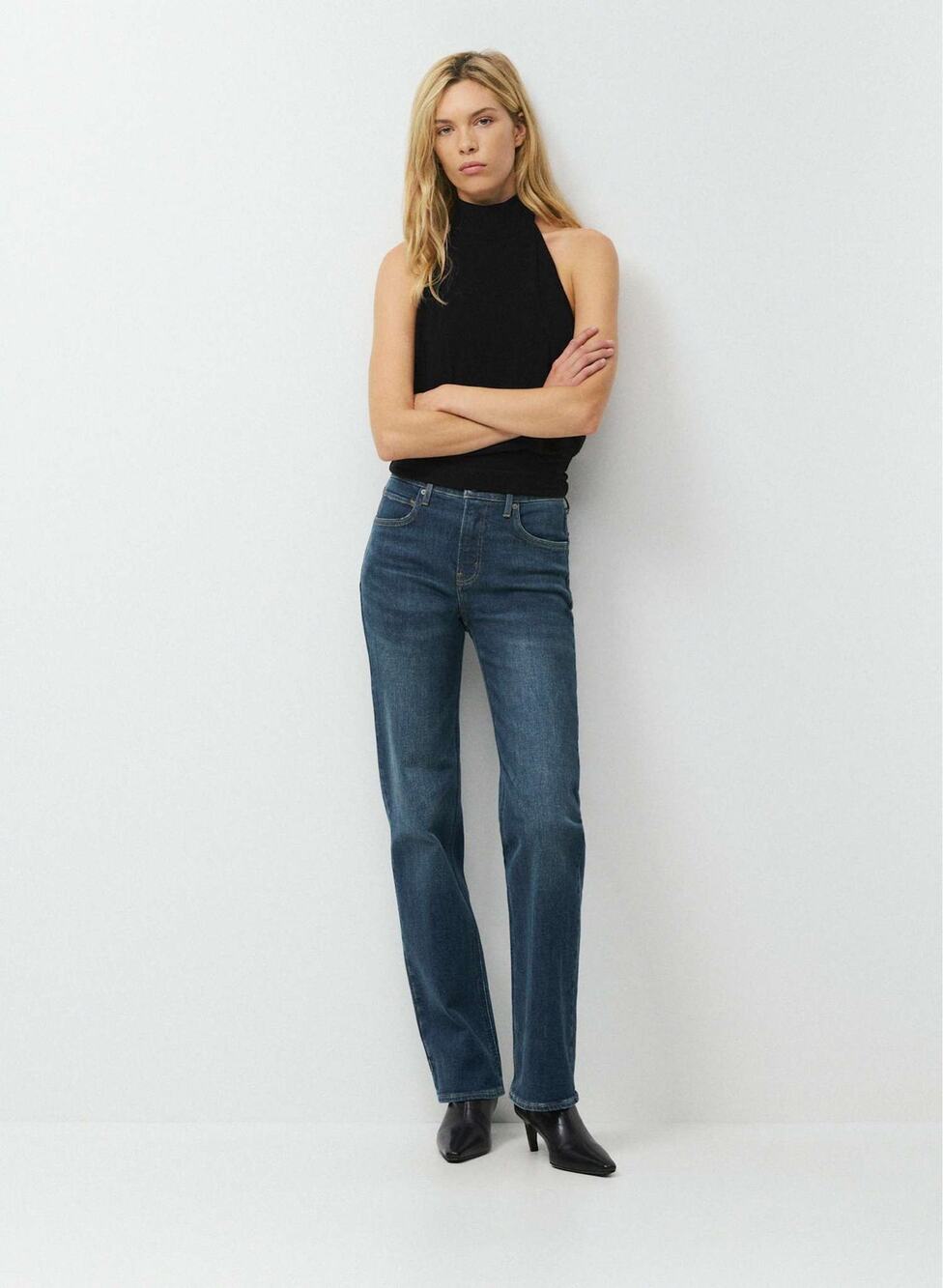 Aritzia Denim Forum 90s Snatched Hi-Rise Straight Jeans Size 25
